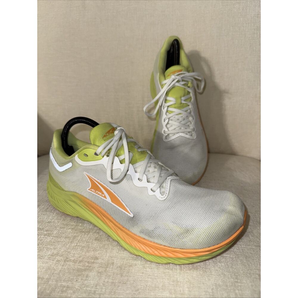 Altra Rivera 3 Womens Orange White Athletic Road Running Shoes Sneakers Size 9